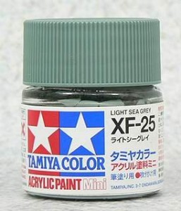 TAMIYA 壓克力系水性漆 10ml 淡海灰色 XF-